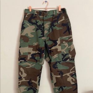 Military BDU Camo Pants